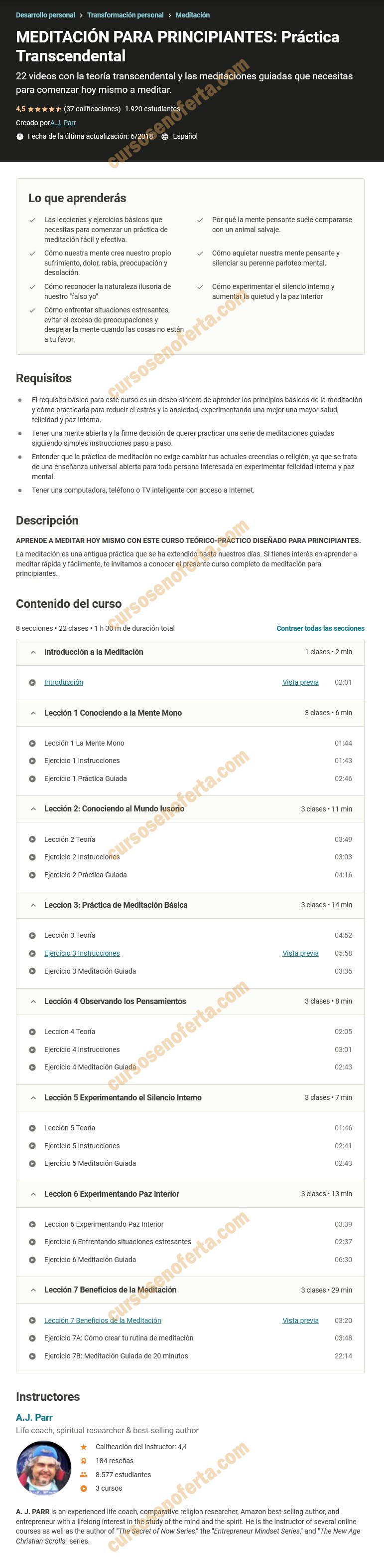 Meditación para principiantes - Práctica trascendental