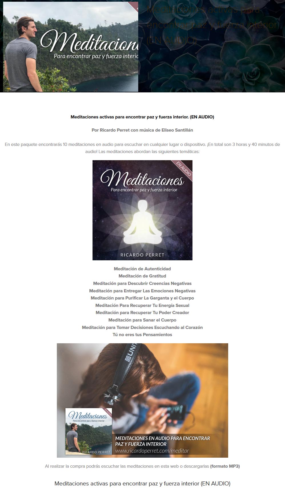 Meditaciones - ricardo perret