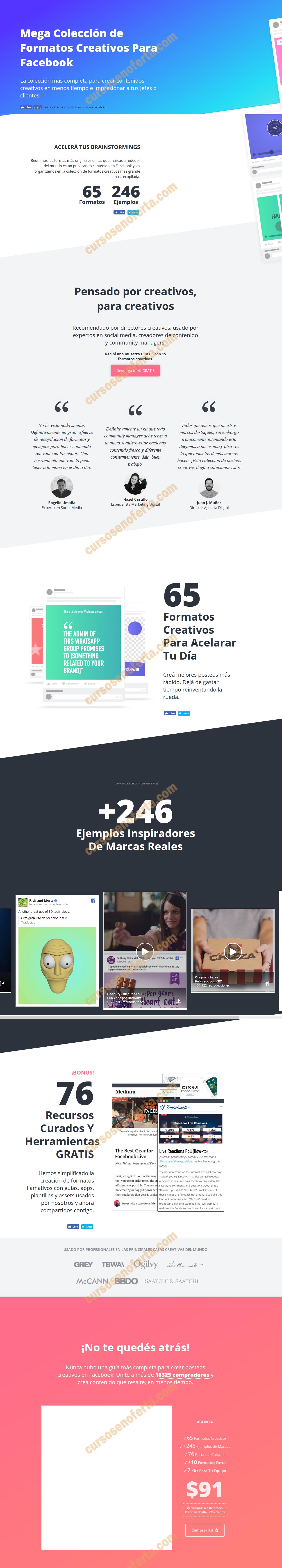 Mega Colección de Formatos Creativos Para Facebook 