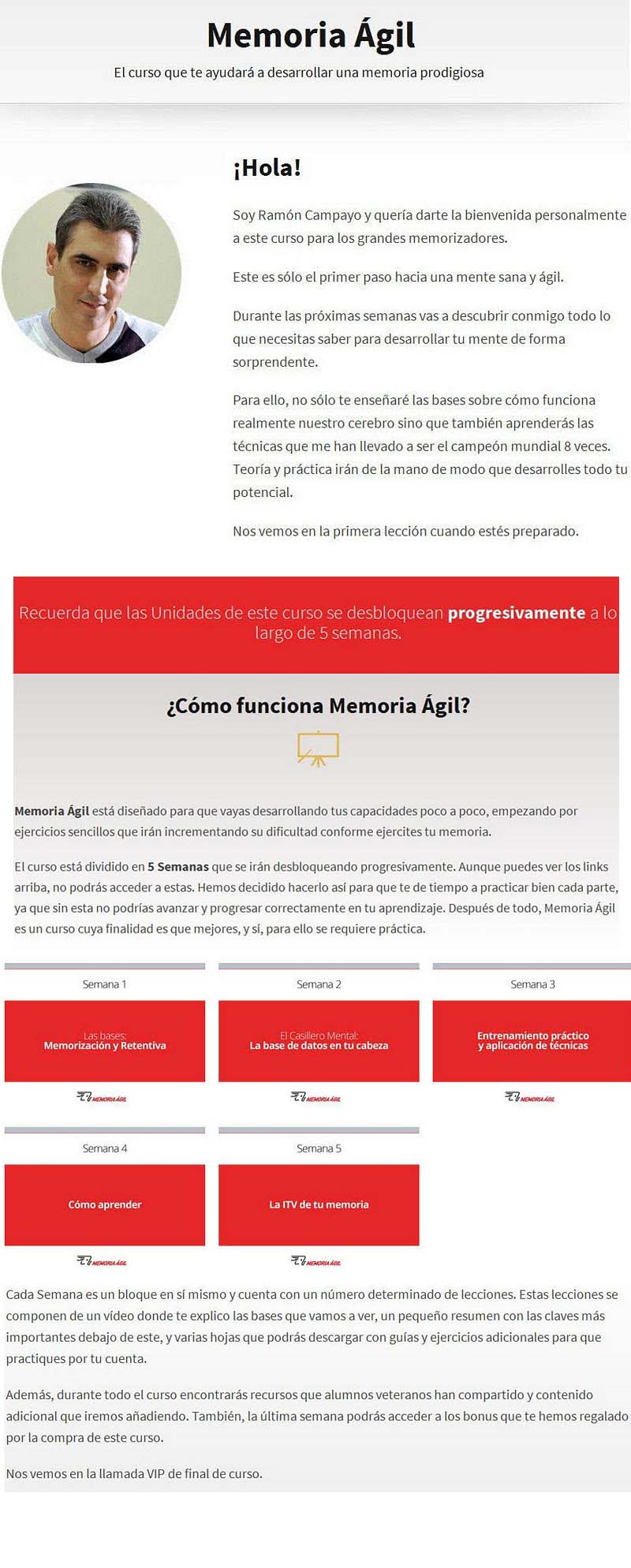 memoria agil