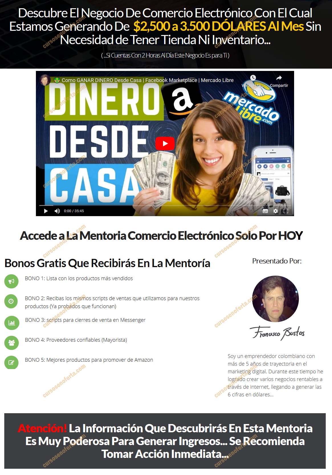 Mentoría Comercio Electrónico