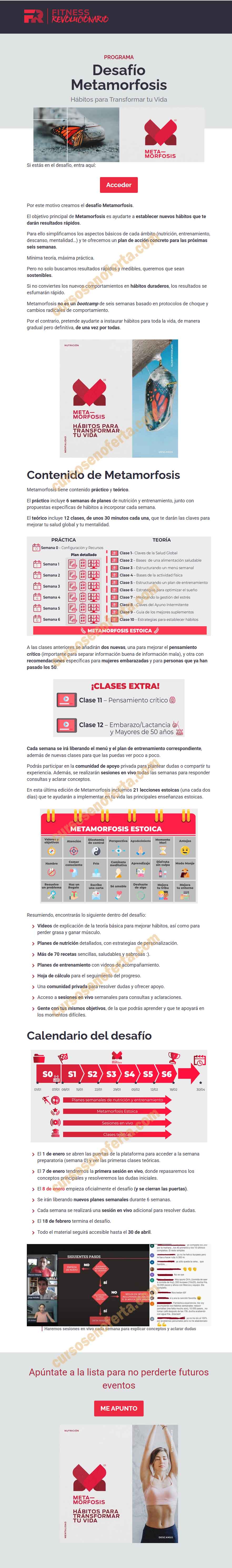 Metamorfosis - fitness revolucionario