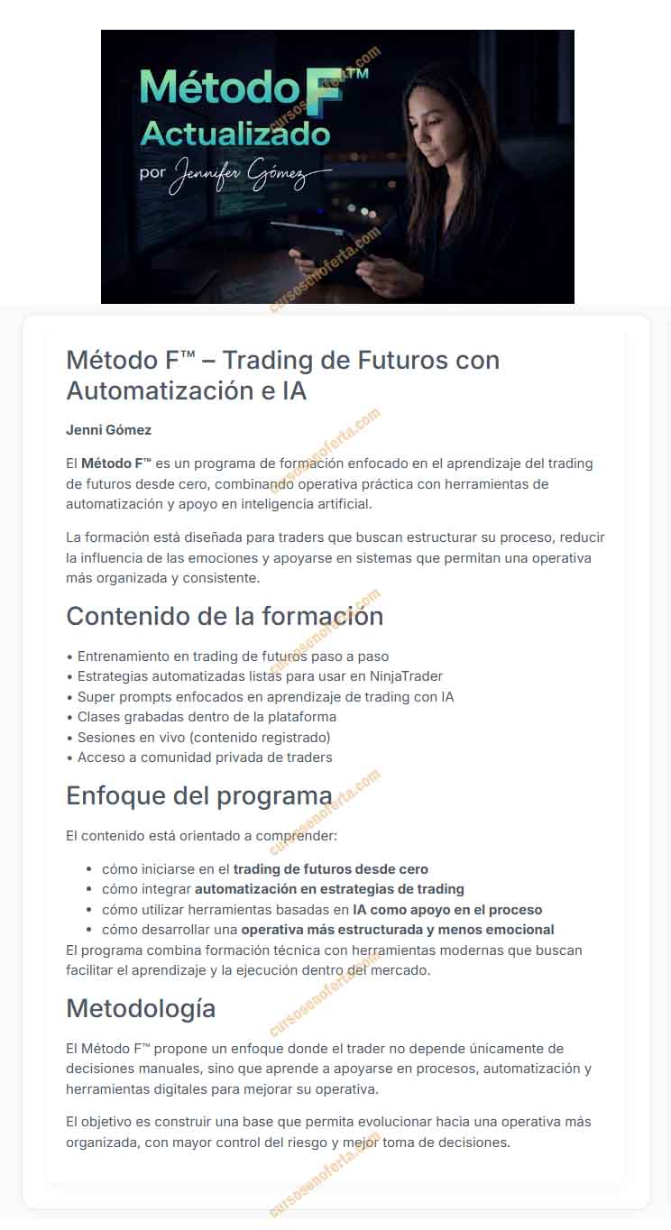 Método F Completo - jennifer gomez