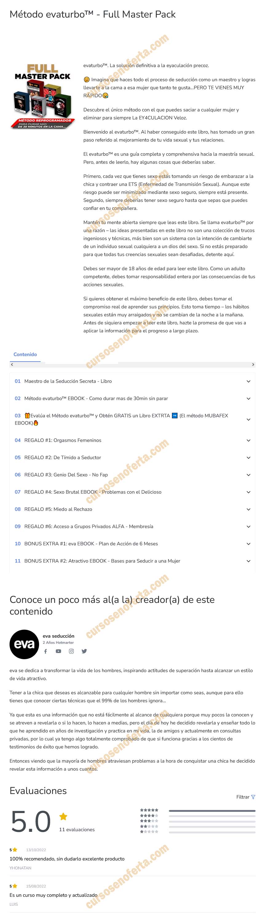 Método EvaTurbo Full Master Pack