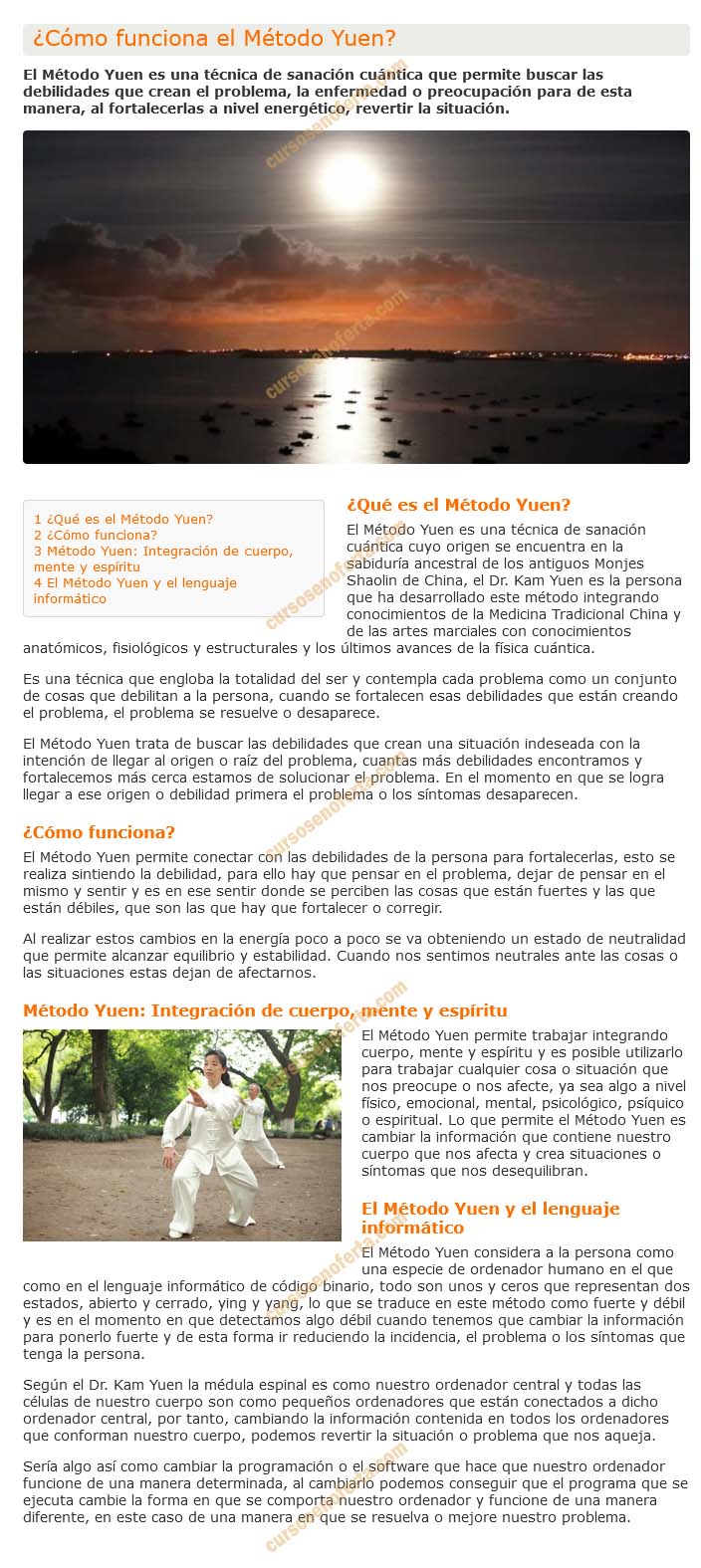 Método Yuen Programa Para Niños
