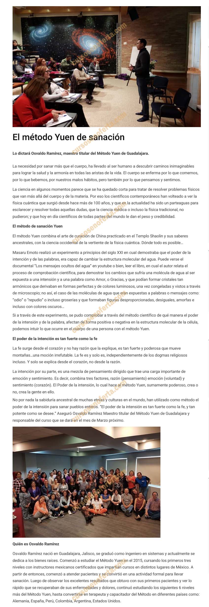 Método Yuen Guadalajara - Taller Propósito