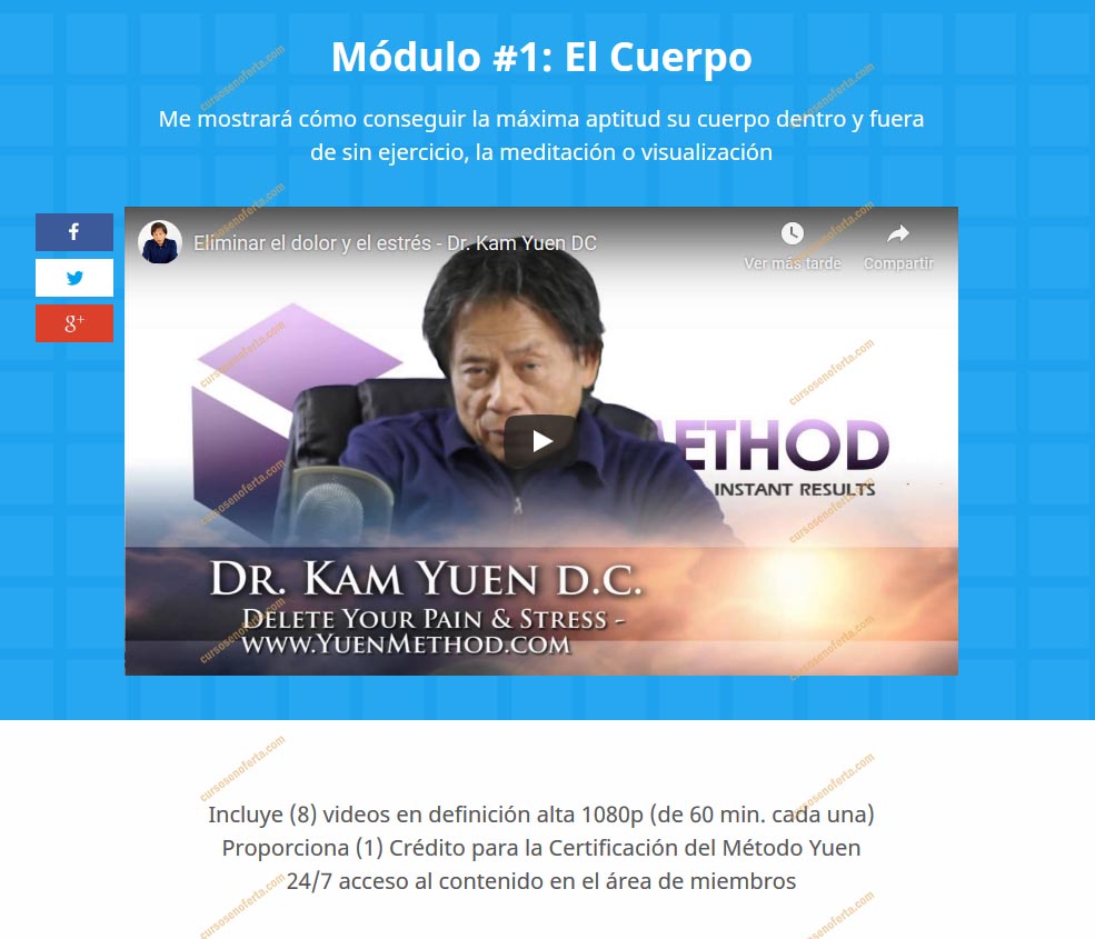 Método Yuen Módulo 1 - El Cuerpo
