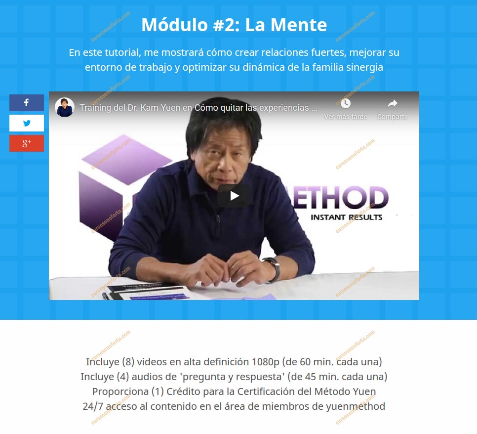Método Yuen Módulo 2 - La Mente