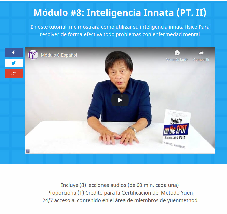 Método Yuen Módulo 8 - Inteligencia Innata (PT II)