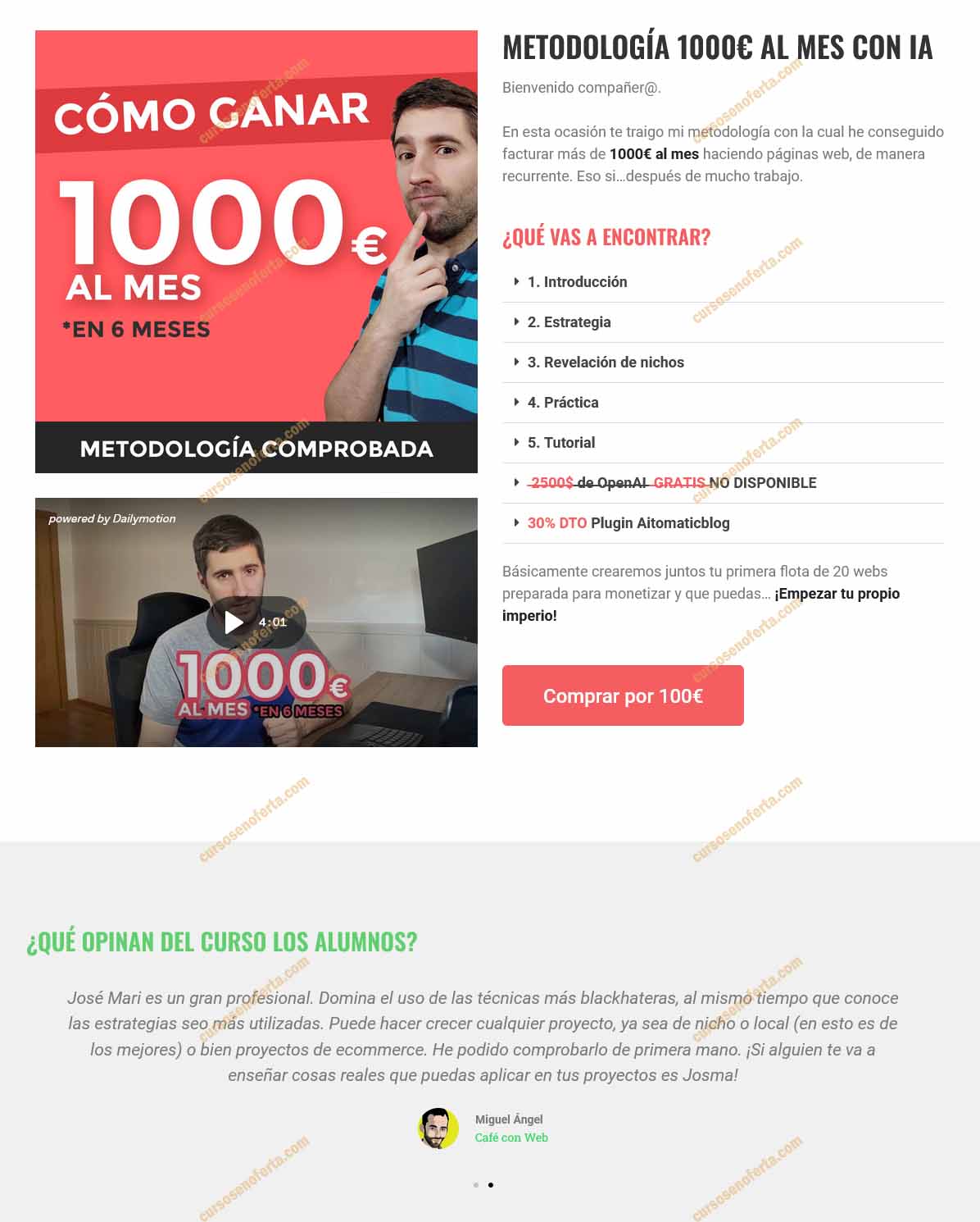 Metodología 1000 Euros al Mes con IA josma