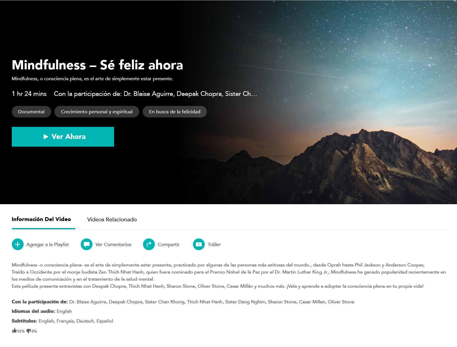 Mindfulness Sé Feliz Ahora - Gaia