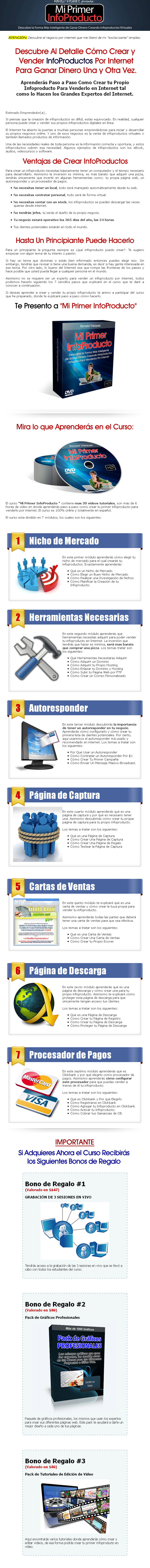 Mi Primer Infoproducto - Ronald Vasquez