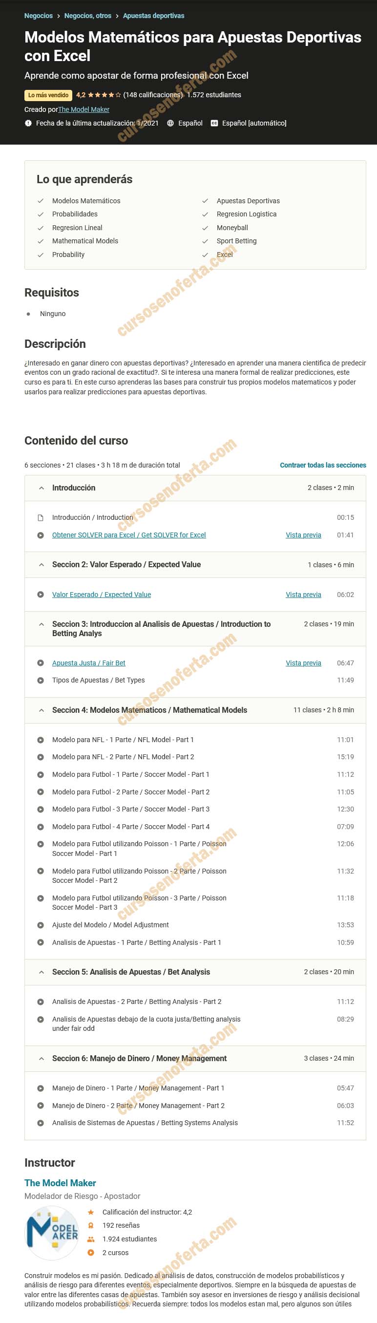 Modelos Matemáticos para Apuestas Deportivas con Excel 