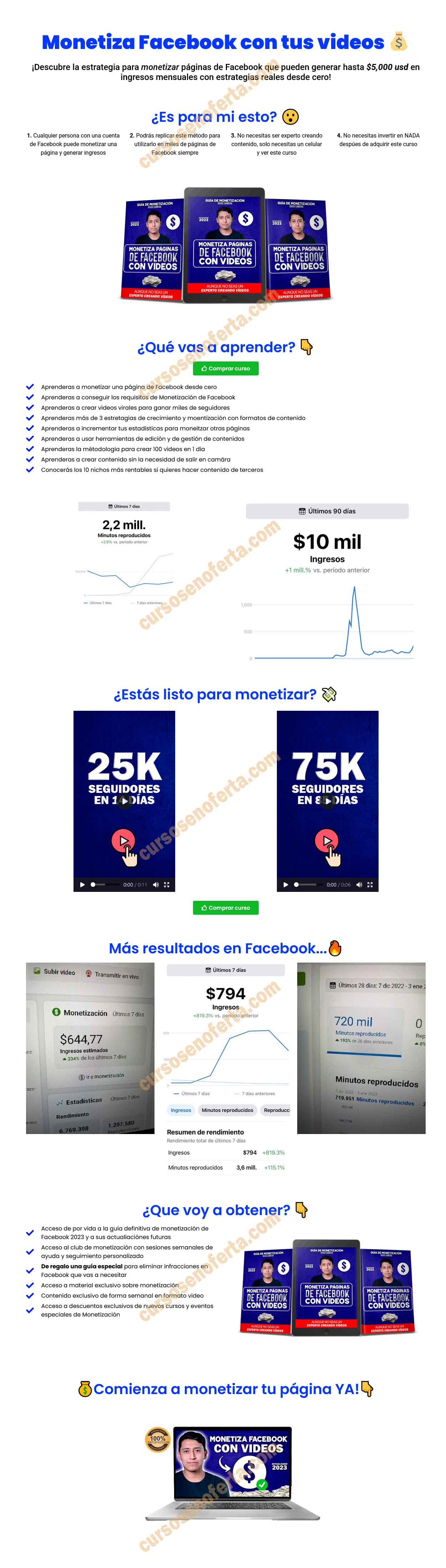 Monetiza páginas de Facebook con videos - Diego Cabrera