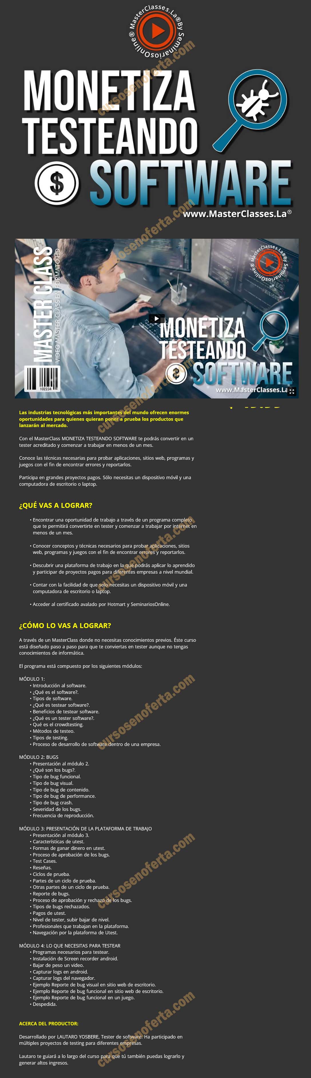 Monetiza testeando software