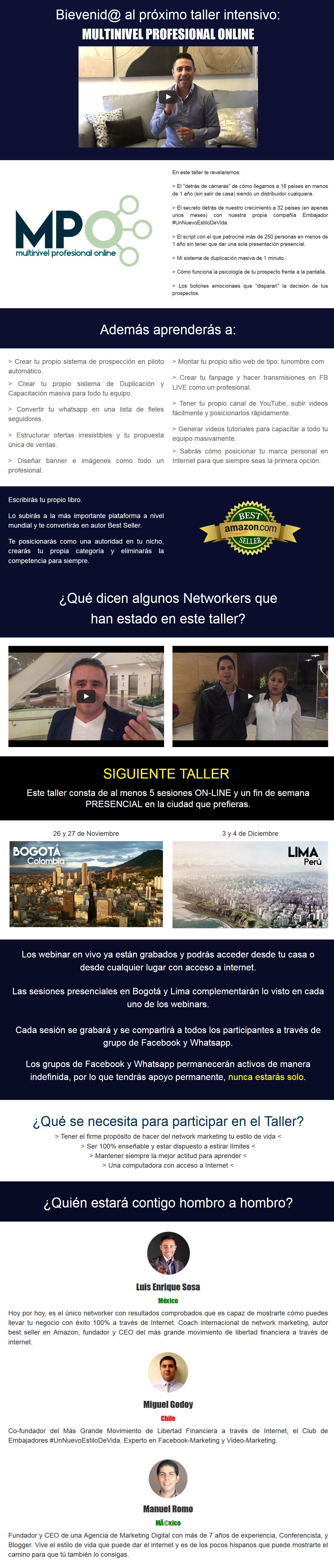 Multinivel Profesional Online