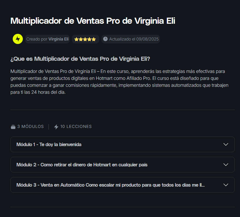 Multiplicador de ventas pro - virginia eli