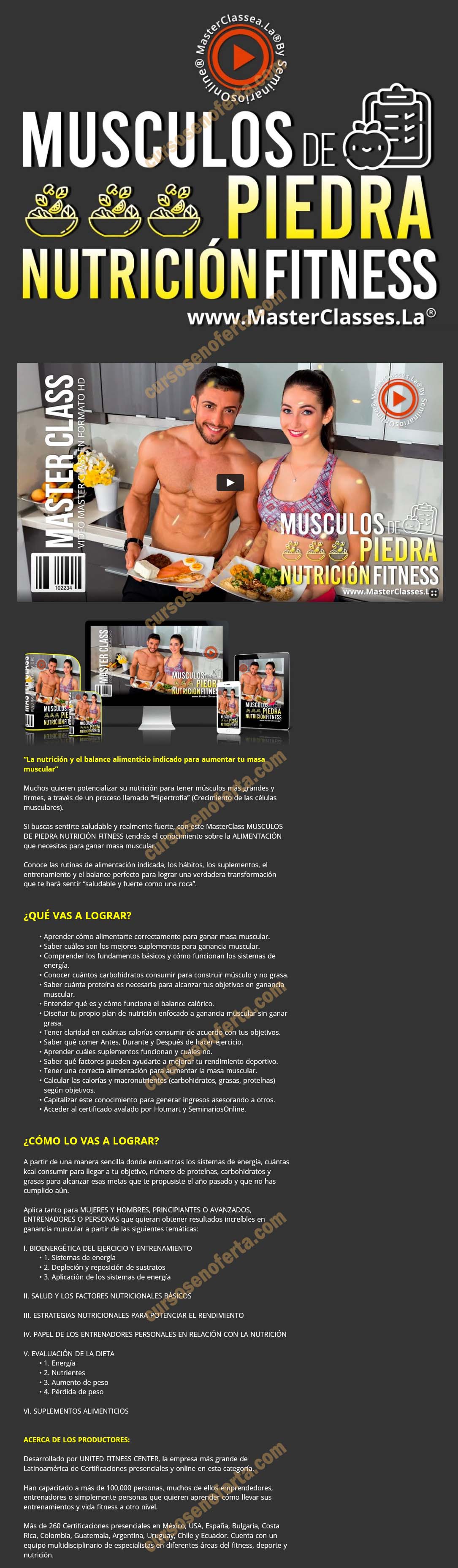 Músculos de piedra nutrición fitness