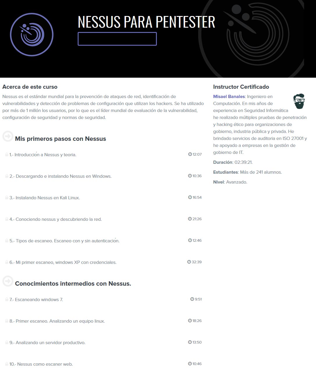 Nessus para pentester