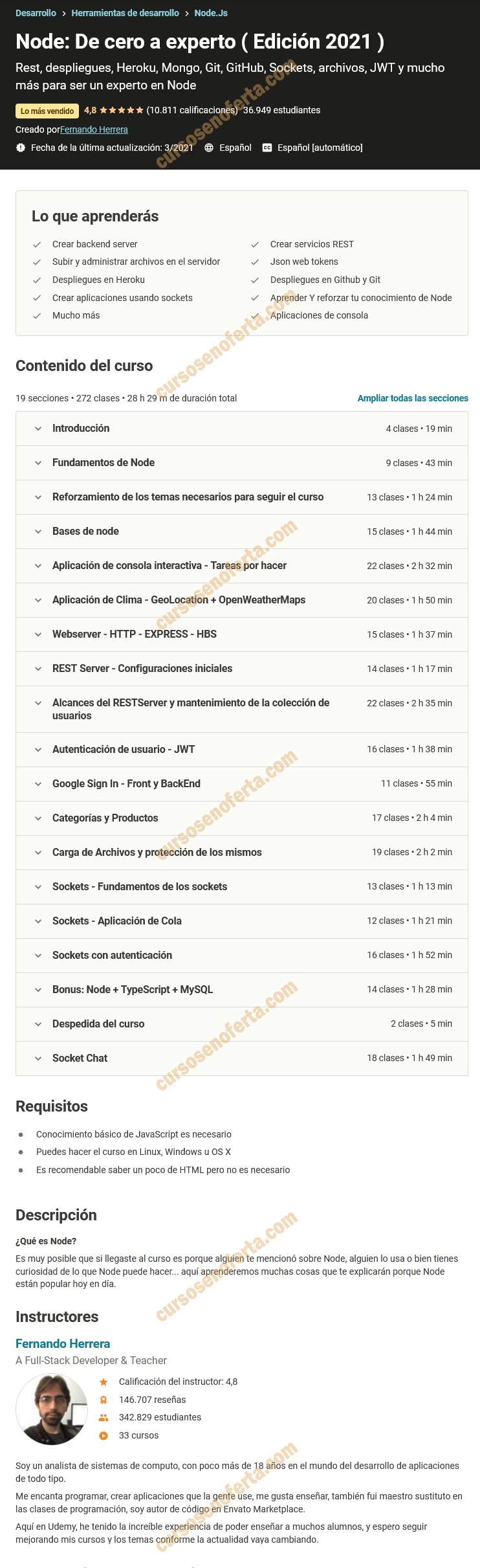 Node - De cero a experto (Edición 2021)