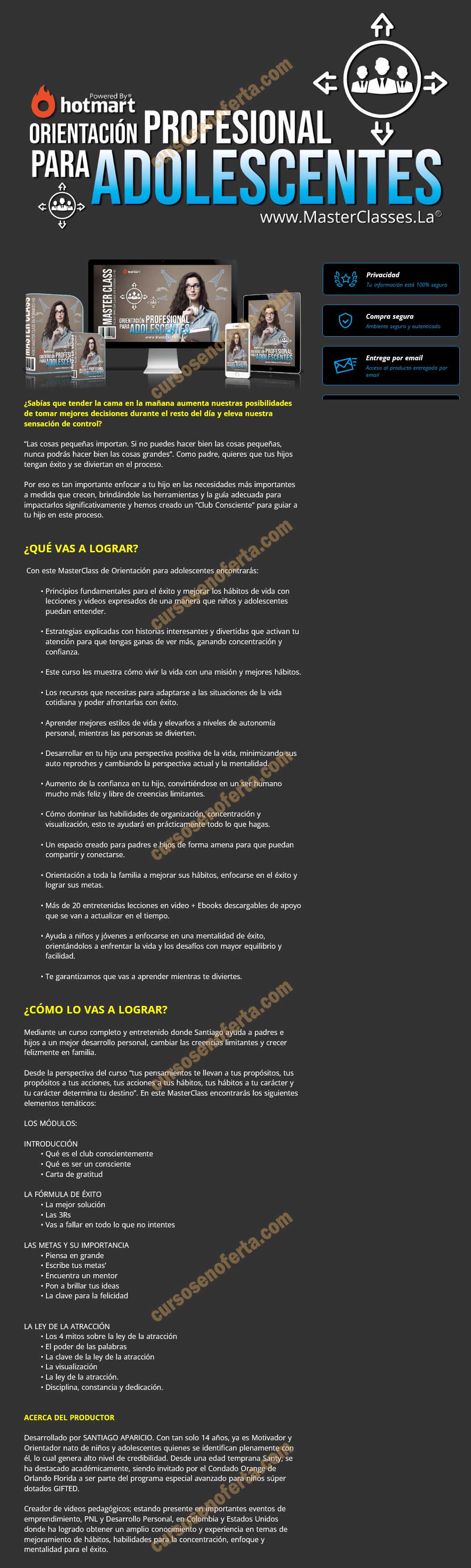 Orientación profesional para adolescentes