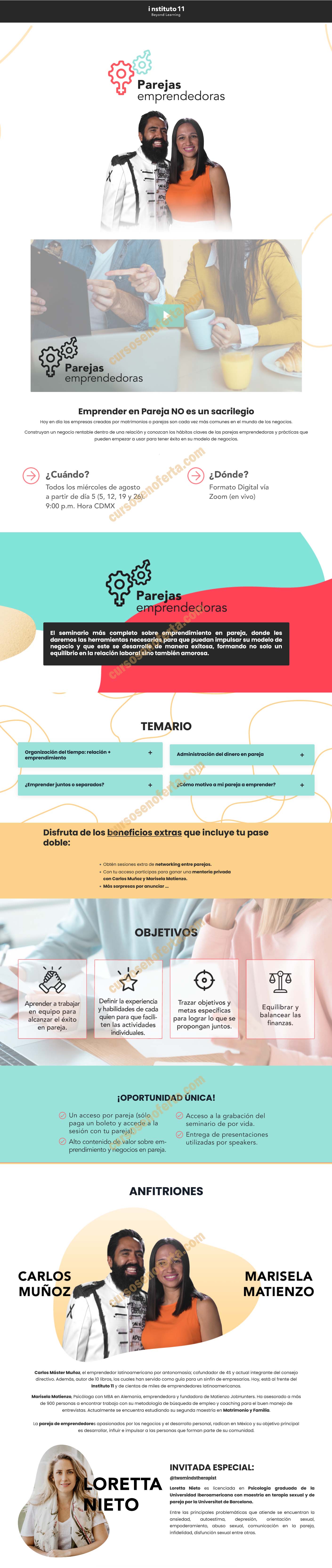 parejas emprendedoras