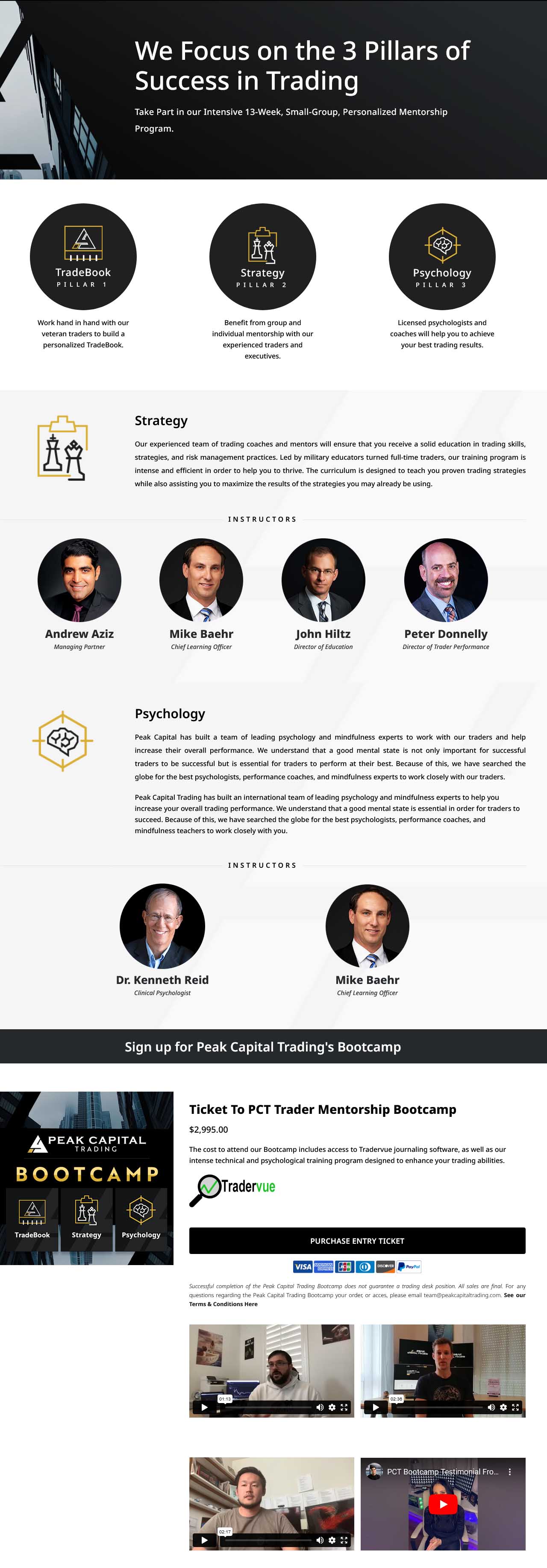 Peak Capital Trading Bootcamp