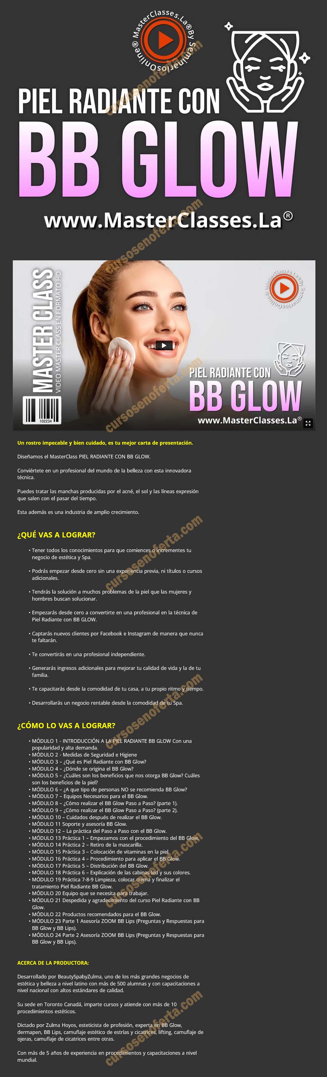 Piel radiente con BBGLOW