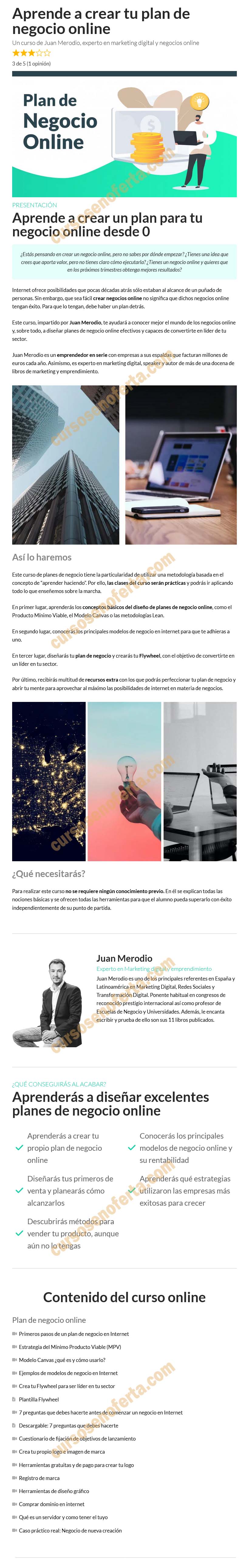 Plan de negocio online - Balio