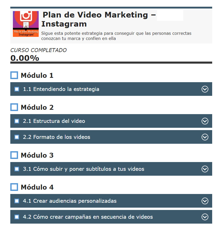 Plan de Video Marketing - Instagram - carlos cerezo