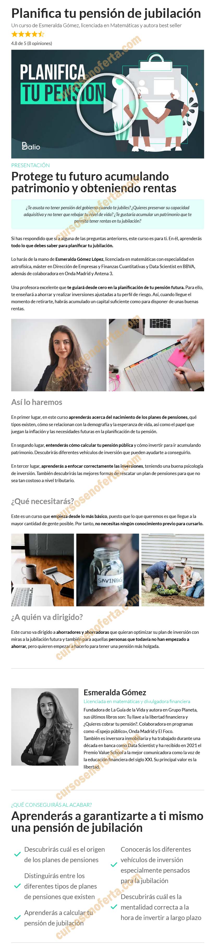 Planifica tu pensión de jubilación