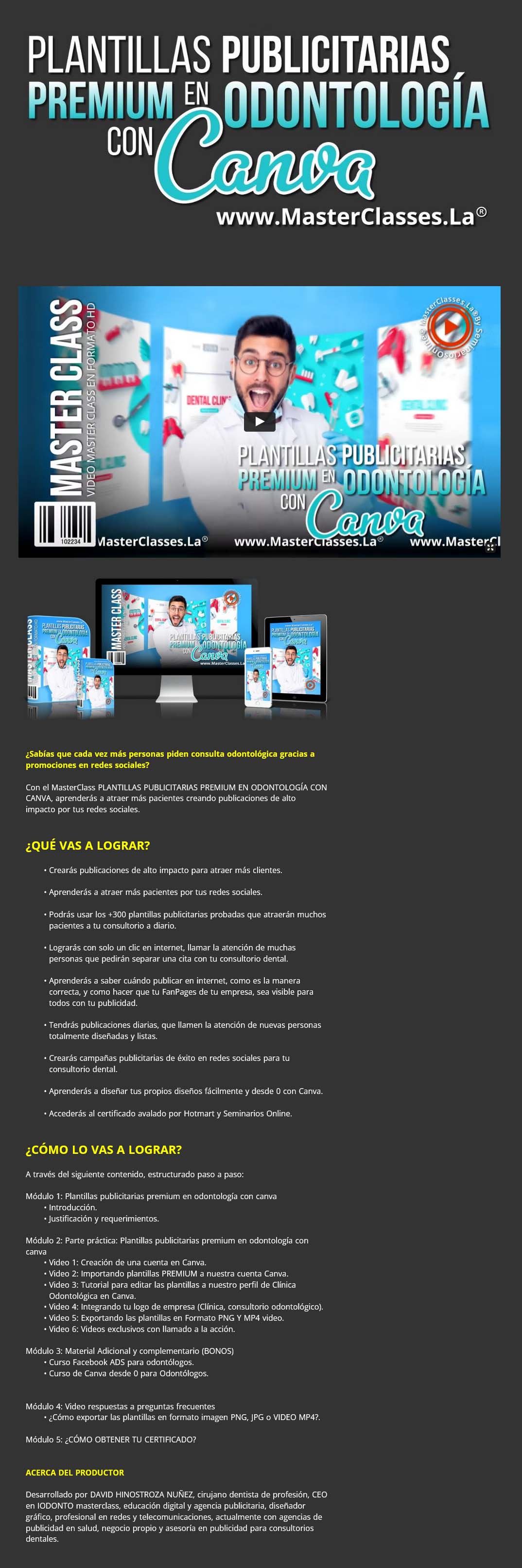 Plantillas publicitarias premium en odontología con canva