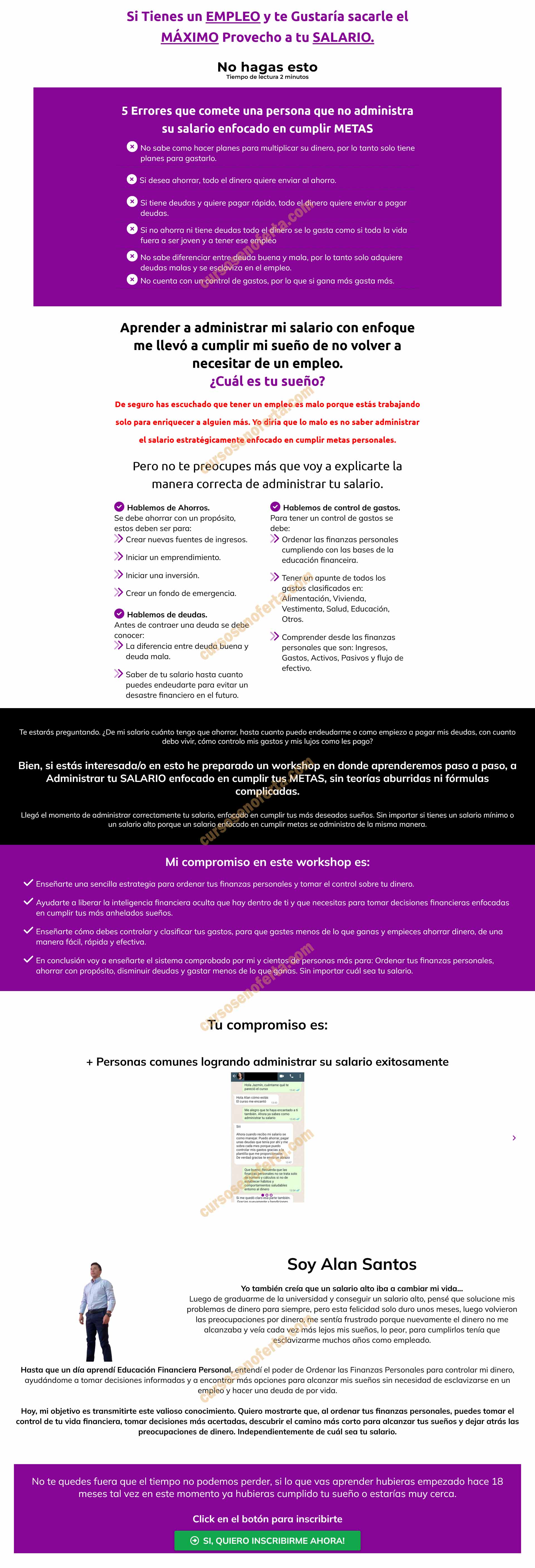 Poner en orden su vida financiera - Alan Santos