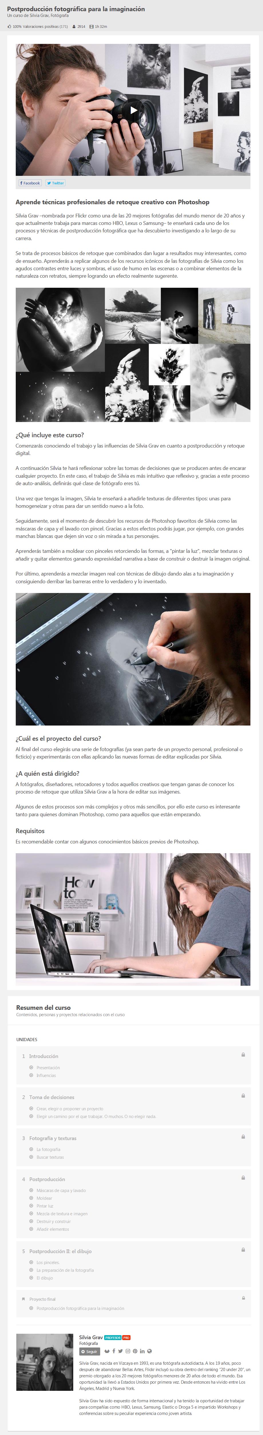 Postproducción Fotográfica Para la Imaginación - silvia grav