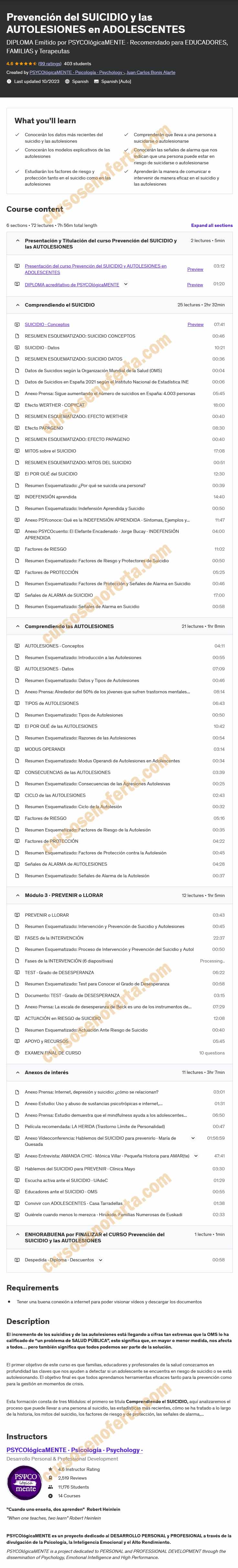 Prevención del suicidio y las autolesiones en adolescentes