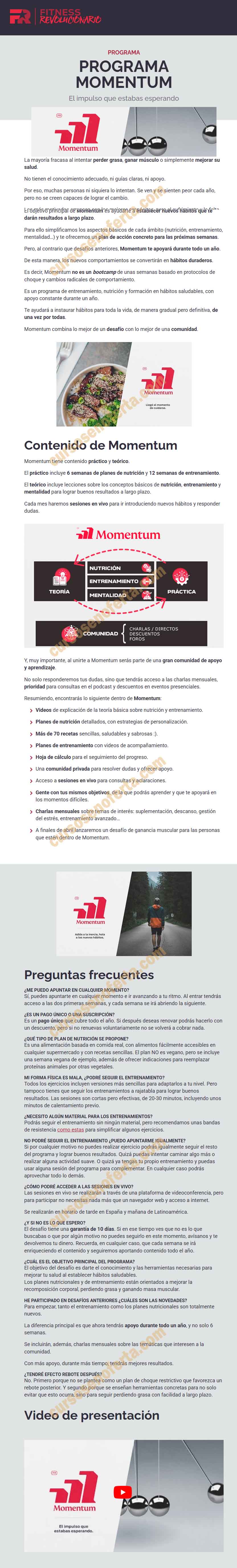 Protocolo Momentum - fitness revolucionario