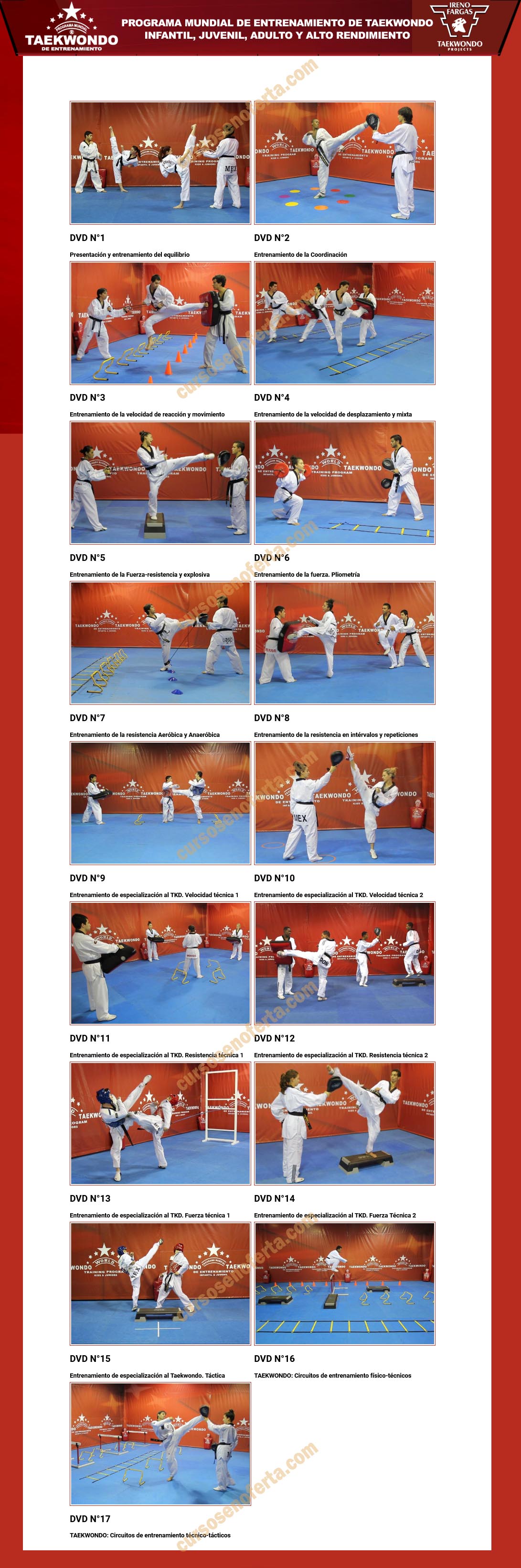 programa mundial taekwondo