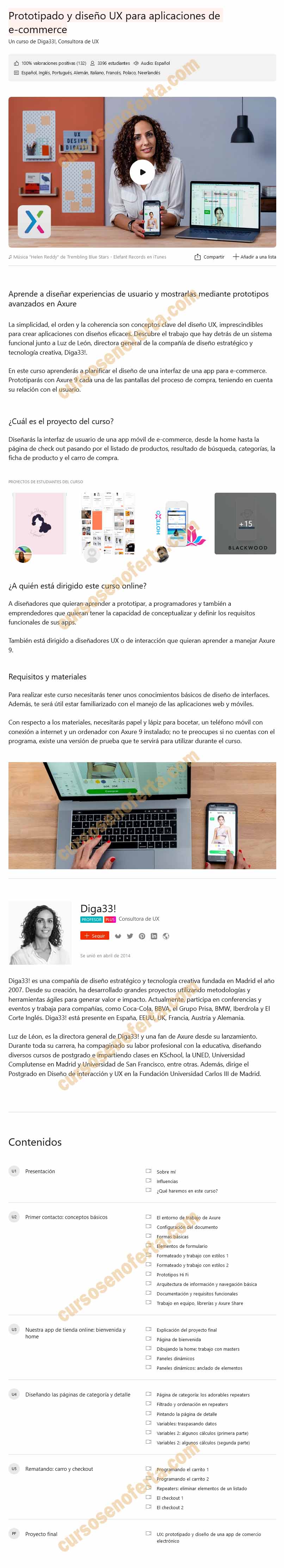 Prototipado y diseño UX para aplicaciones de ecommerce