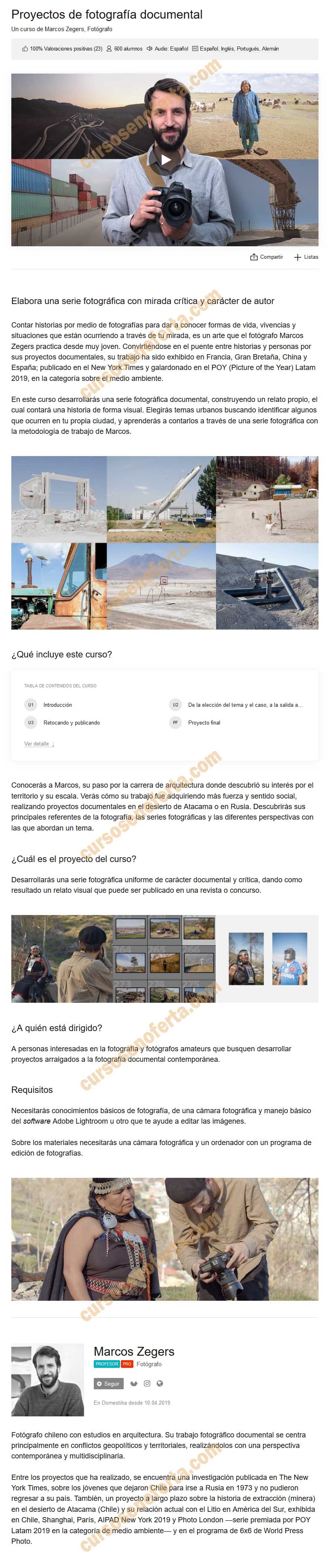 Proyectos de fotografía documental