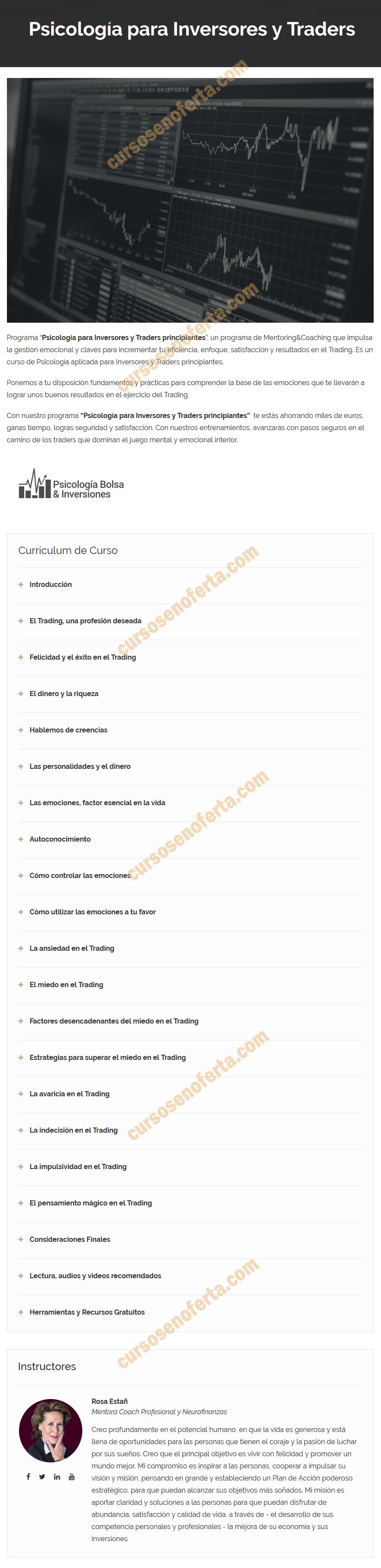Psicología para Inversores y Traders