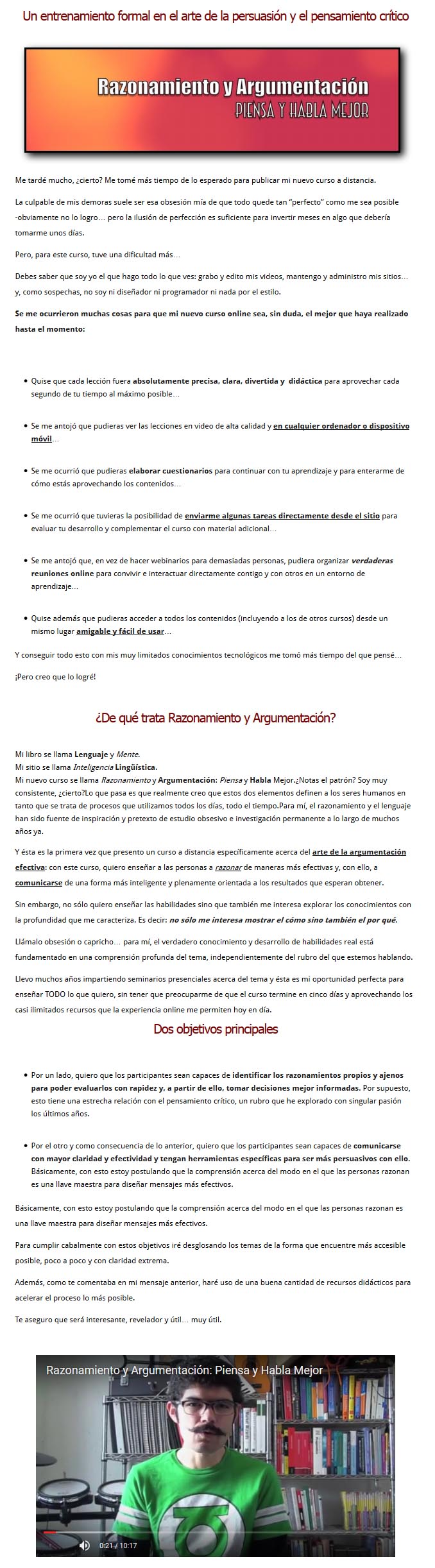 Razonamiento y argumentación