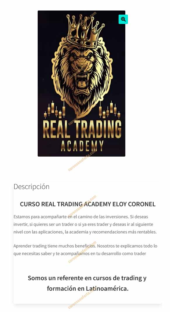 Real Trading Academy - Eloy Coronel
