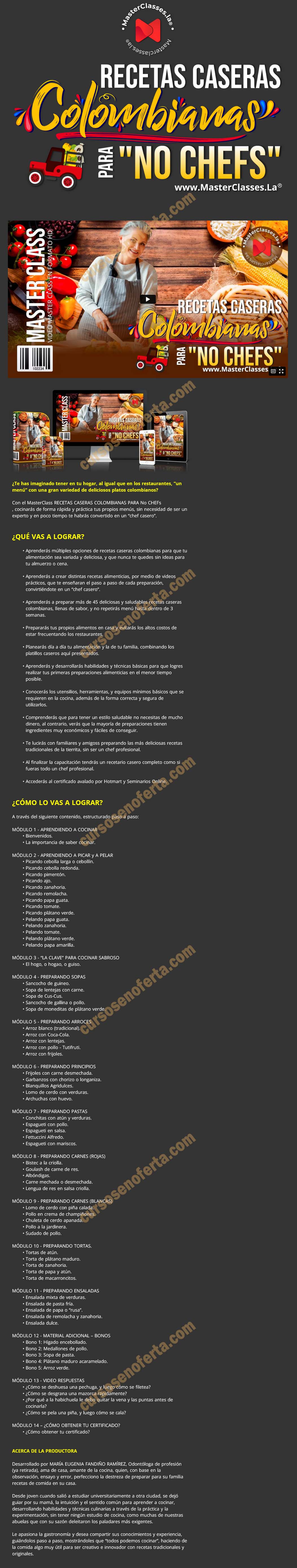 Recetas caseras colombianas para NO CHEFS