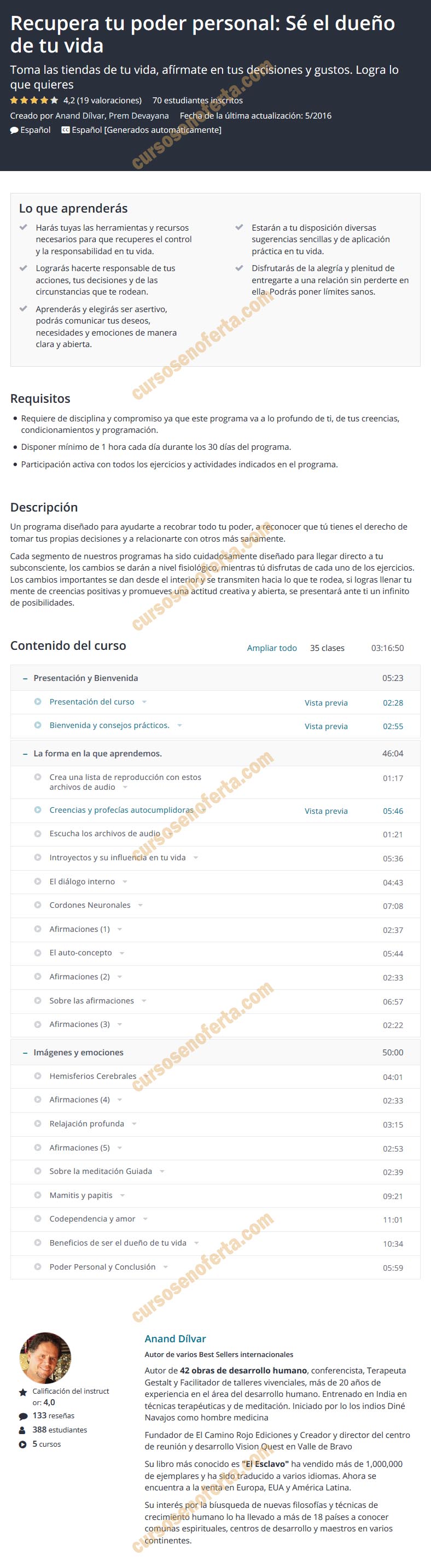 Recupera tu poder personal: Sé el dueño de tu vida
