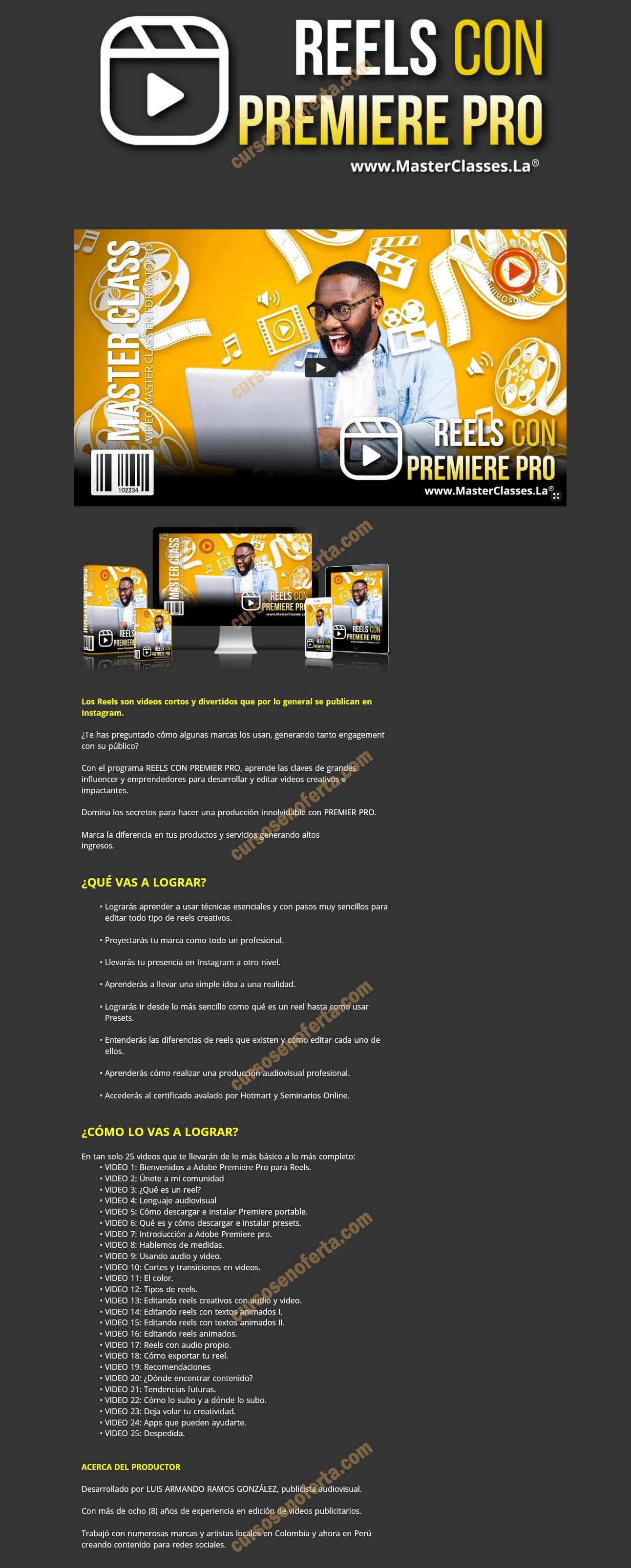 Reels con Premier Pro
