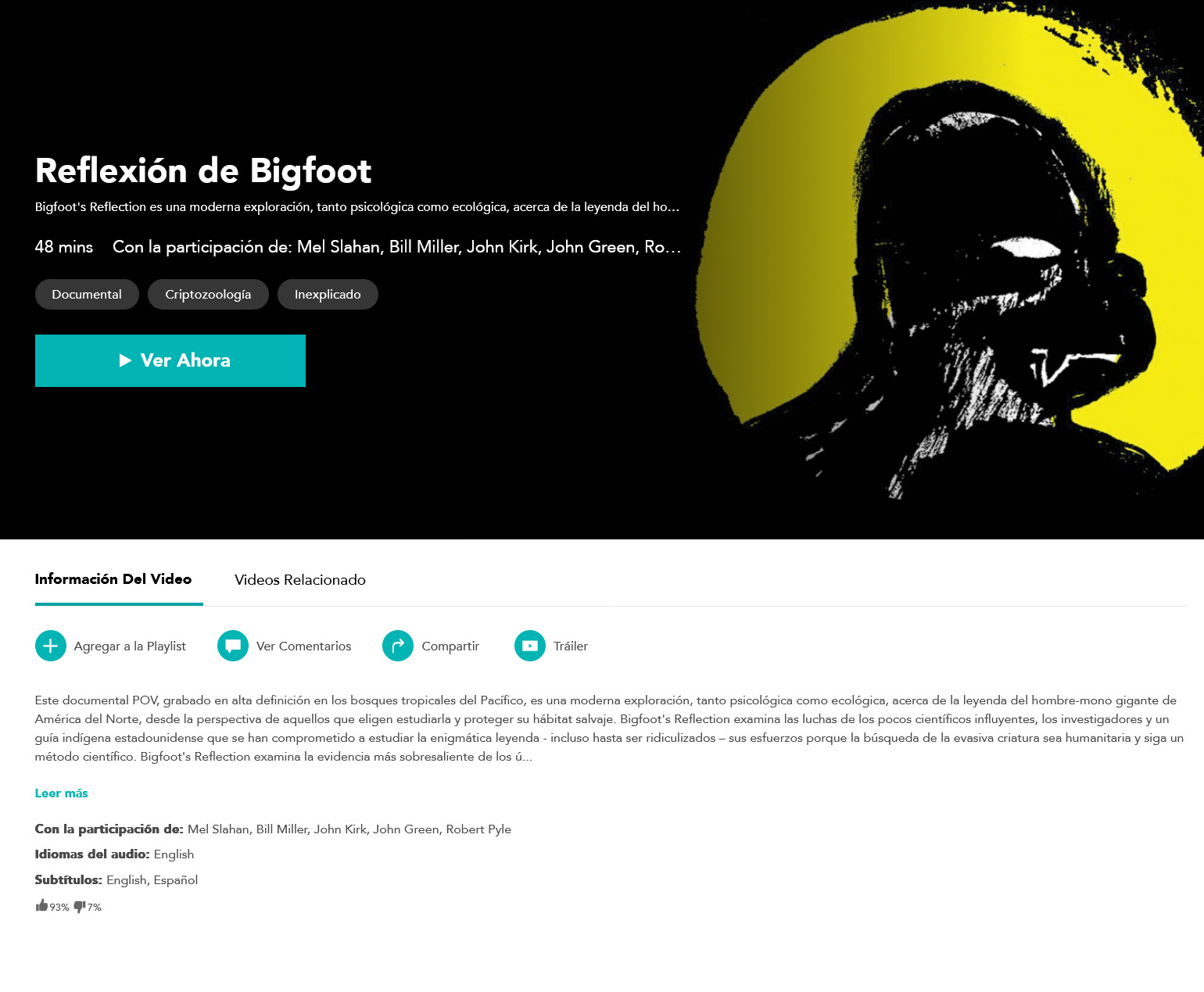 Reflexión de Bigfoot - Gaia