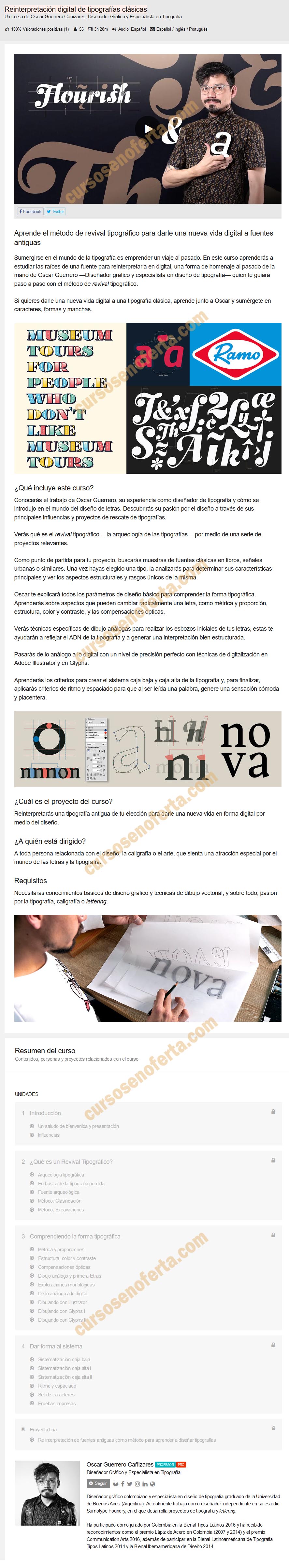 Reinterpretación digital de tipografías clásicas