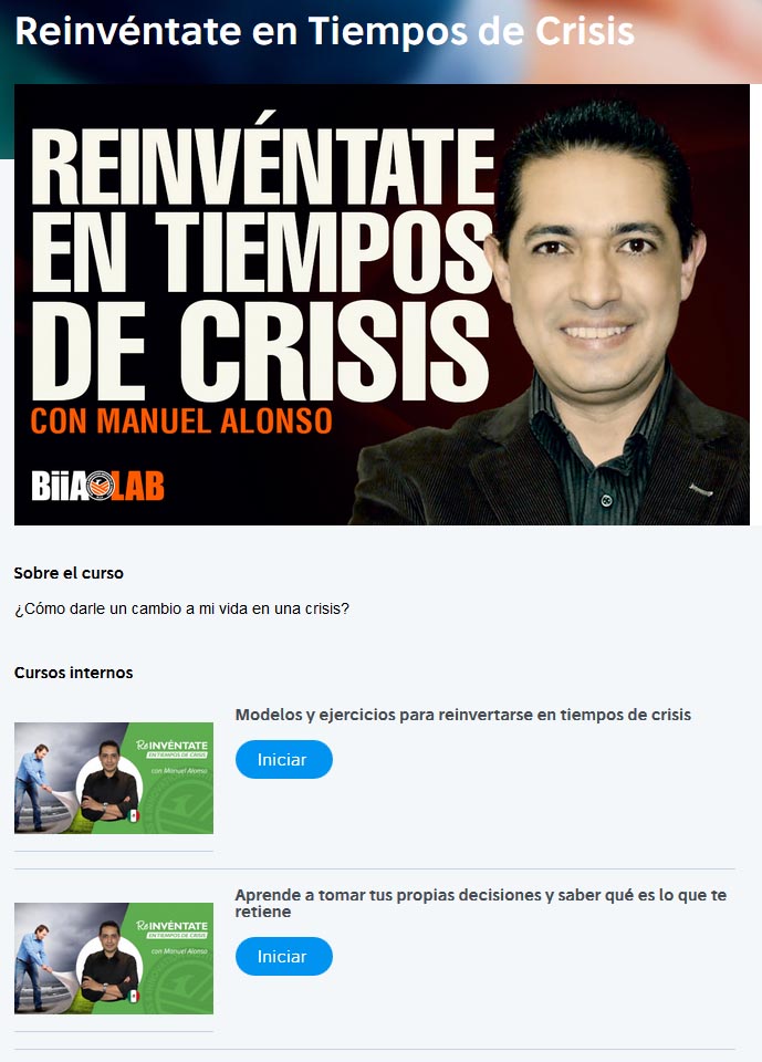 Reinvéntate en Tiempos de Crisis - manuel alonso