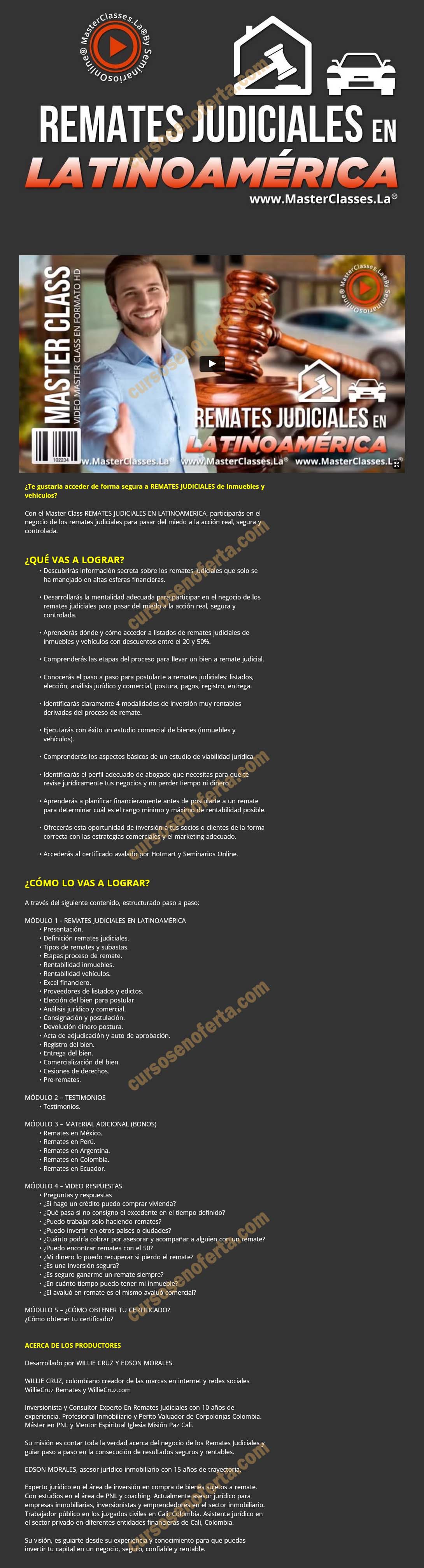 Remates judiciales en latinoamérica