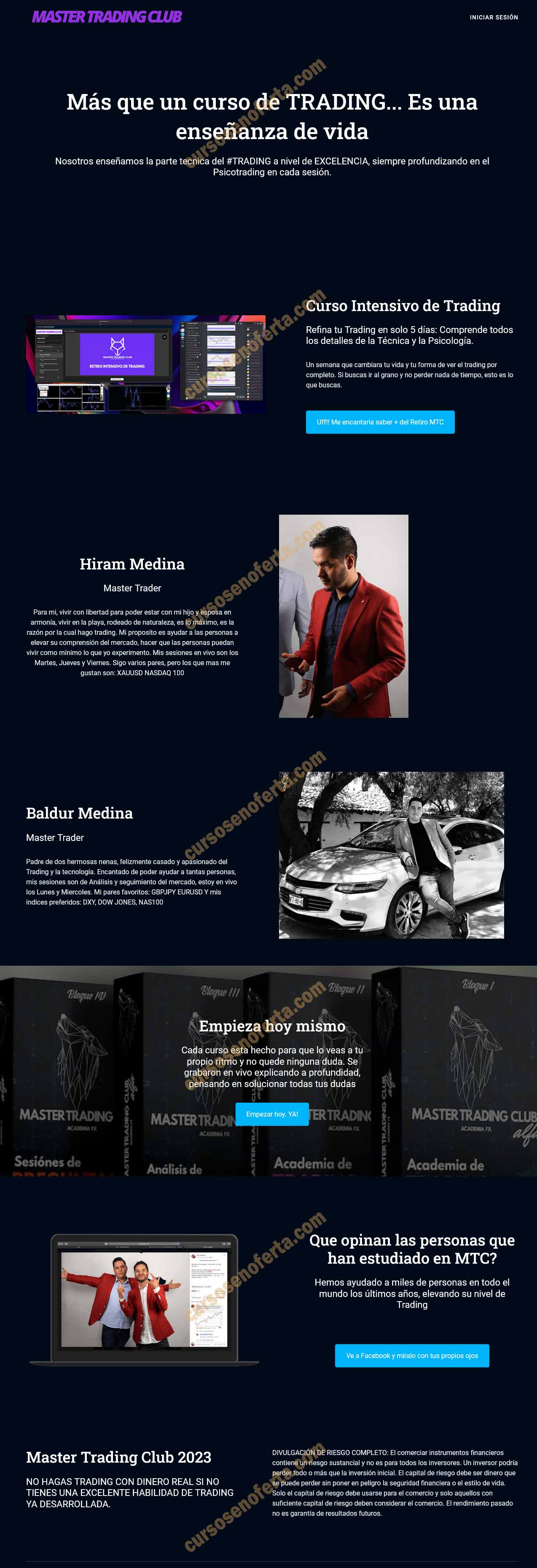 Retiro Intensivo Trading Scalper - hiram medina